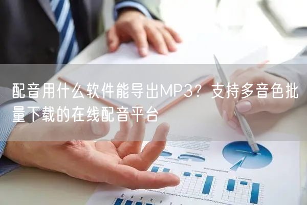 配音用什么软件能导出MP3？支持多音色批量下载的在线配音平台