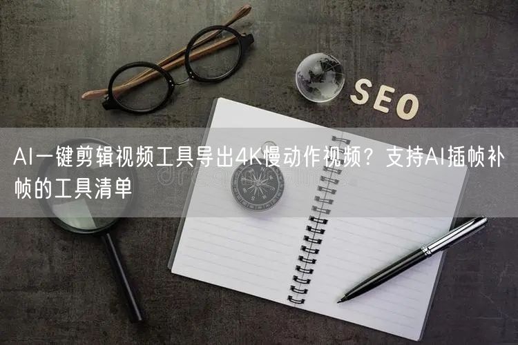 AI一键剪辑视频工具导出4K慢动作视频？支持AI插帧补帧的工具清单